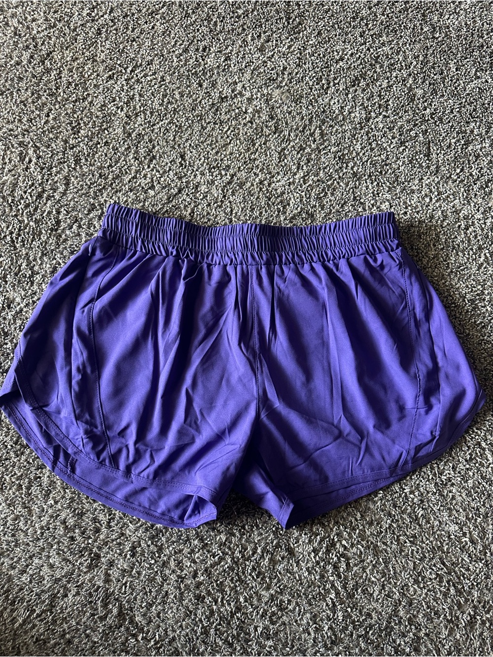 Women's Purple Athletic Running Shorts
